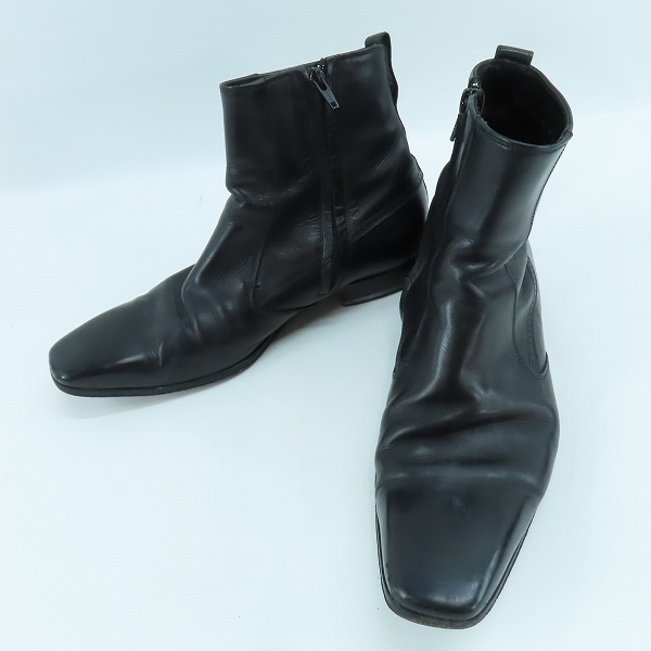 実際に弊社で買取させて頂いたDIOR/ディオール サイドジップレザーブーツ/40