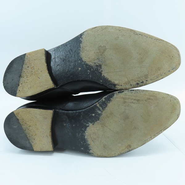 実際に弊社で買取させて頂いたGUCCI/グッチ レザー ブーツ サイドジップ/38の画像 2枚目