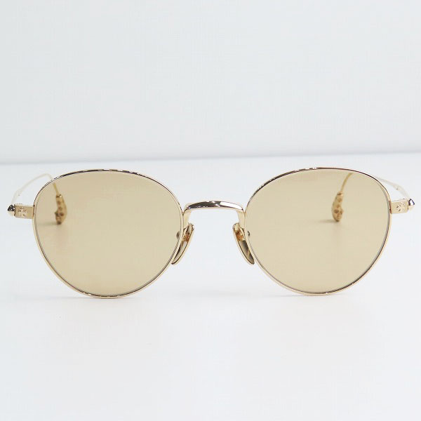 実際に弊社で買取させて頂いたCHROME HEARTS/クロムハーツ BONE PRONE IV CHプラス ゴールドフレーム サングラスフレーム/アイウェア