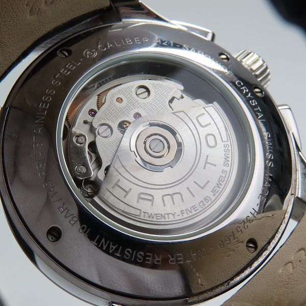 実際に弊社で買取させて頂いたHAMILTON/ハミルトン ジャズマスター マエストロ クロノグラフ 自動巻 H32576641の画像 3枚目