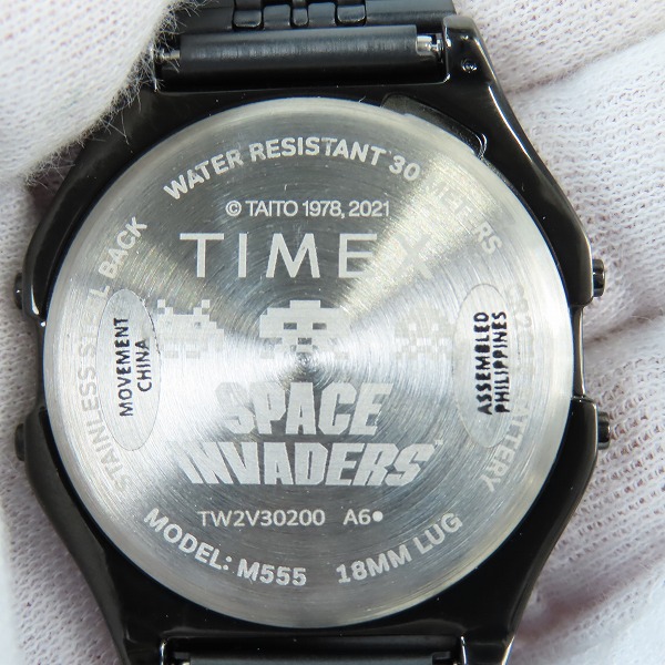 実際に弊社で買取させて頂いた(3)TIMEX/タイメックス スペースインベーダー  腕時計 TW2V30200の画像 3枚目