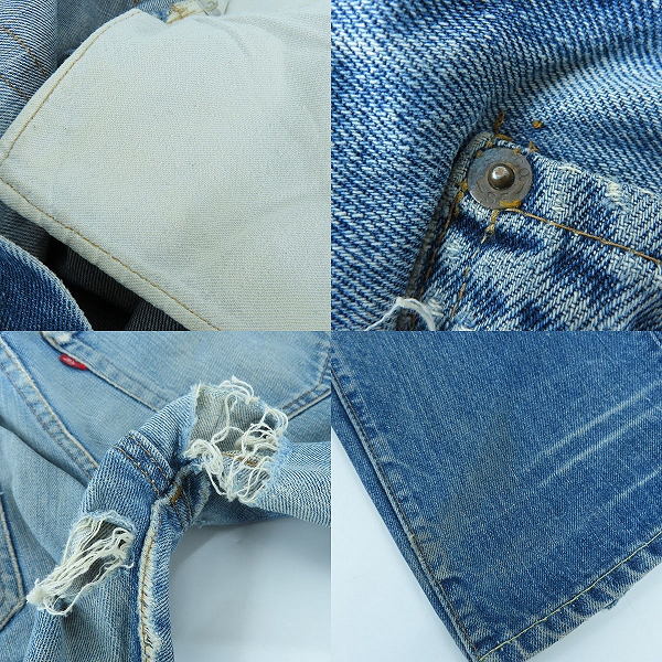 実際に弊社で買取させて頂いたLEVI'S/リーバイス 505-0217 42TALONジッパーフライ スモールe ヴィンテージ デニムパンツ/ジーンズ/33/34の画像 9枚目