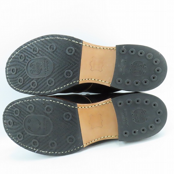 実際に弊社で買取させて頂いたRED WING/レッドウィング ベックマン フラットボックス ブーツ 9060 6.5Dの画像 2枚目