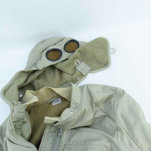 実際に弊社で買取させて頂いたC.P.COMPANY/シーピーカンパニー ナイロンマウンテンパーカー ゴーグルジャケット 10184Q60/196/52の画像 5枚目
