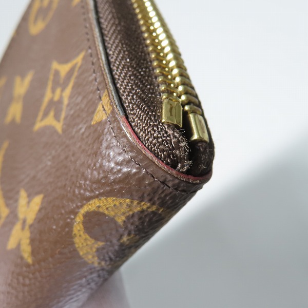 実際に弊社で買取させて頂いたLOUIS VUITTON/ルイヴィトン モノグラム ポルトフォイユ クレマンス ラウンドファスナー ウォレット/長財布 M60742の画像 7枚目