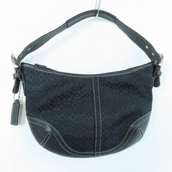 実際に弊社で買取させて頂いたCOACH/コーチ スモールホーボー ミニシグネチャー ショルダーバッグ H3K-6351