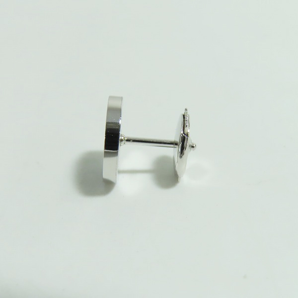 実際に弊社で買取させて頂いたBVLGARI/ブルガリ AU750/K18WG オニキス ピアスの画像 2枚目