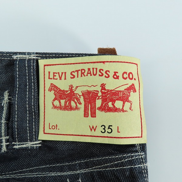 実際に弊社で買取させて頂いたCOMME des GARCONS JUNYA WATANABE MAN×Levi's/コムデ ギャルソン リネンデニム樹脂加工 WG-P202-051/Sの画像 6枚目