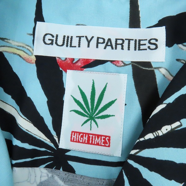 実際に弊社で買取させて頂いたWACKOMARIA/ワコマリア ハイタイムズ お化け柄 アロハシャツ アロハ柄 ハワイアンシャツ Lの画像 2枚目