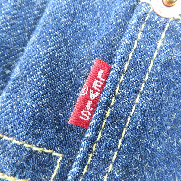 実際に弊社で買取させて頂いたLEVIS/リーバイス 506 1st 復刻 ビッグE デニムジャケット J02 71506-XX/36の画像 3枚目