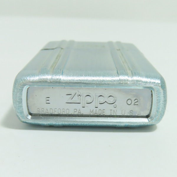 実際に弊社で買取させて頂いたZIPPO/ジッポー ZERO HALLIBURTON/ゼロハリバートン アタッシュケース 2-CB クリアブルー/02年製の画像 4枚目