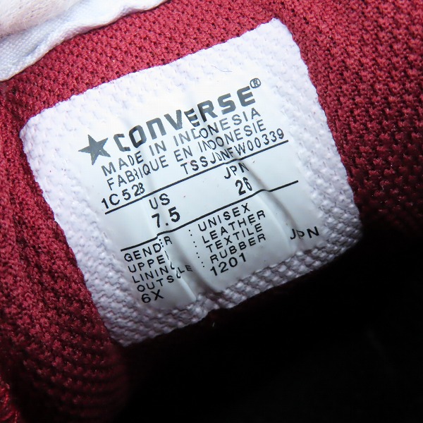 実際に弊社で買取させて頂いたCONVERSE/コンバース プロレザー ストリートスエード ミッド 1C528/26の画像 5枚目