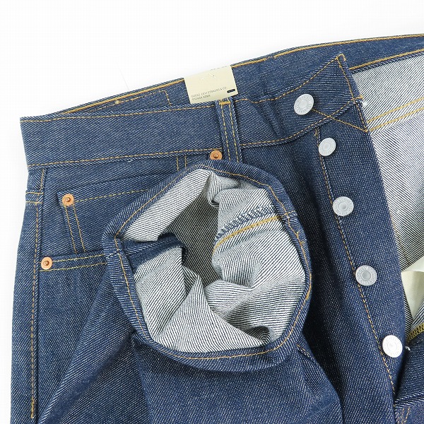 実際に弊社で買取させて頂いた【未使用】Levi's/リーバイス 501 メキシコ製 ボタン裏刻印4996 デニムパンツ/ジーンズ 00501-0000/W33×L33の画像 2枚目
