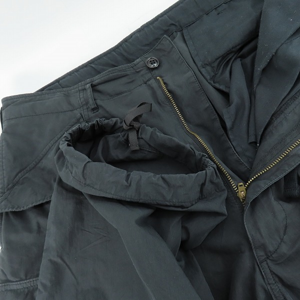 実際に弊社で買取させて頂いたBEAMS/ビームス カーゴパンツ ブラック Lの画像 5枚目