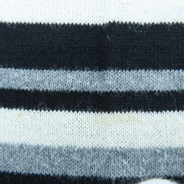 実際に弊社で買取させて頂いたMarbles/マーブルス 星柄 ニットカットソー ブラック Mの画像 5枚目