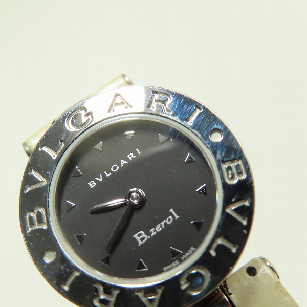 実際に弊社で買取させて頂いたBVLGARI/ブルガリ Bzero1ビーゼロワン ステンレススチール クオーツ 黒文字盤 腕時計 BZ22S【動作未確認】の画像 7枚目