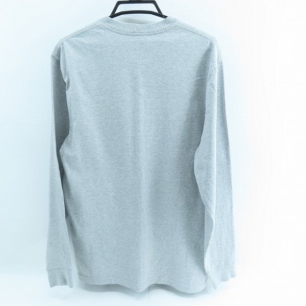 実際に弊社で買取させて頂いたCarhartt/カーハート 胸ポケット 長袖Tシャツ グレー K126 /Sの画像 1枚目