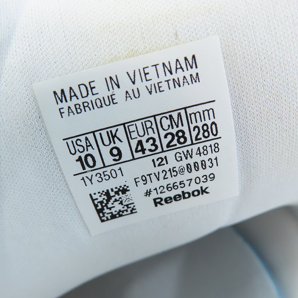 実際に弊社で買取させて頂いたReebok/リーボック Instapump Fury OG/インスタポンプフューリーOG スニーカー GW4818/28の画像 5枚目