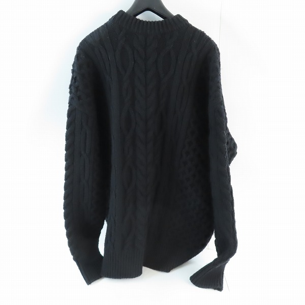 実際に弊社で買取させて頂いたJOHN LAWRENCE SULLIVAN/ジョンローレンスサリバン 22AW ZIP デザイン フィッシャーマン ニットセーター 4B003-0522-39/Mの画像 1枚目