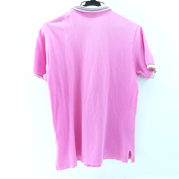 実際に弊社で買取させて頂いたETRO/エトロ 襟柄切替 ロゴ刺繍 半袖ポロシャツ Sの画像 1枚目