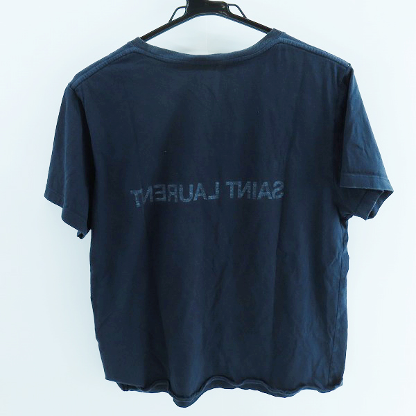 実際に弊社で買取させて頂いたSAINT LAURENT PARIS/サンローラン パリ Reverse Logo Tee/リバース ロゴ Tシャツ 663278 Y36HE/Lの画像 1枚目