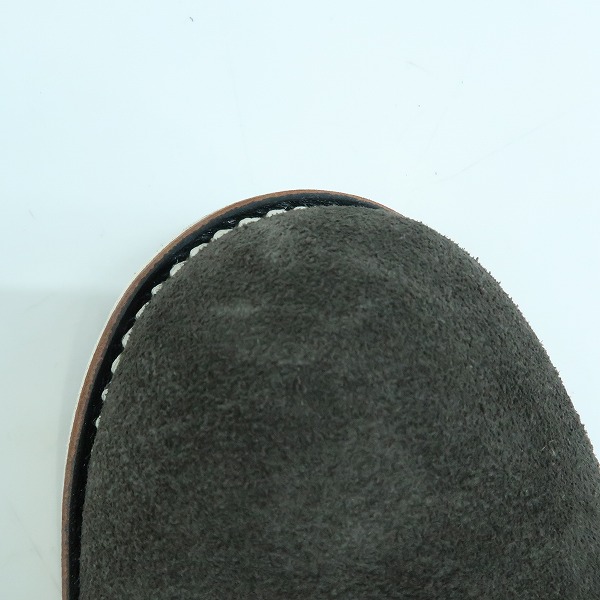 実際に弊社で買取させて頂いたKAZUYUKI KUMAGAI ATTACHMENT/カズユキクマガイ アタッチメント レザー スエード ブーツ ダークグレー AA22-419/41の画像 6枚目