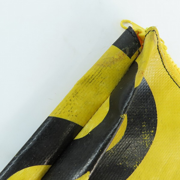 実際に弊社で買取させて頂いたFREITAG/フライターグ F08 DAN/ダン ポーチ/セカンドバッグ/クラッチバッグ オレンジ/イエローの画像 6枚目