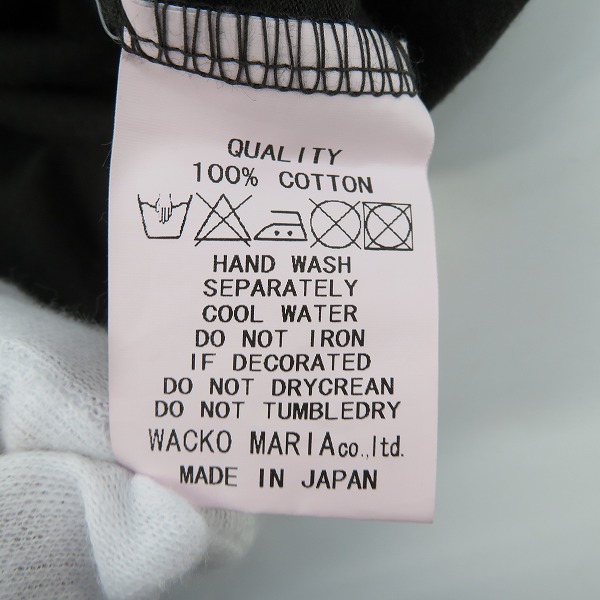 実際に弊社で買取させて頂いたWACKO MARIA/ワコマリア JIM JARMUSCH /ジム ジャームッシュ T-SHIRT/半袖 Tシャツ/Lの画像 3枚目