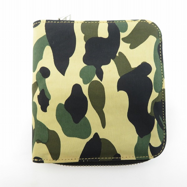 実際に弊社で買取させて頂いたA BATHING APE/アベイジングエイプ ラウンドジップ/財布