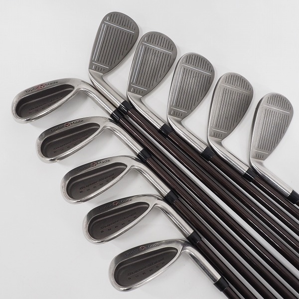 実際に弊社で買取させて頂いたTaylorMade/テーラーメイド BURNER Super Steel/バーナー スーパースチール アイアン#3～9,P,A,Sw 10本セット FLEX:Rの画像 3枚目
