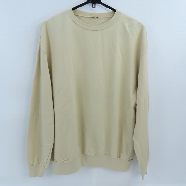 実際に弊社で買取させて頂いたAURALEE/オーラリー 21AW ELASTIC HIGH GAUGE SWEAT P/O.  スウェットプルオーバー/A21AP01NU/3