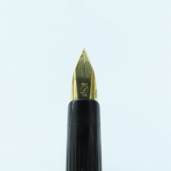 実際に弊社で買取させて頂いたS.T.DuPont/デュポン SILVER925/シルバー925/銀無垢 キャップ式万年筆 ペン先 18ct/K18/750の画像 3枚目