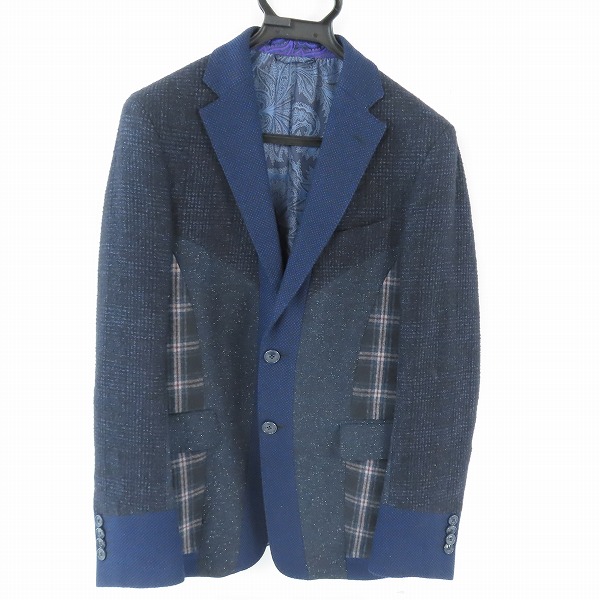 実際に弊社で買取させて頂いたETRO/エトロ 裏地総柄 ウール/シルク混 テーラードジャケット /46
