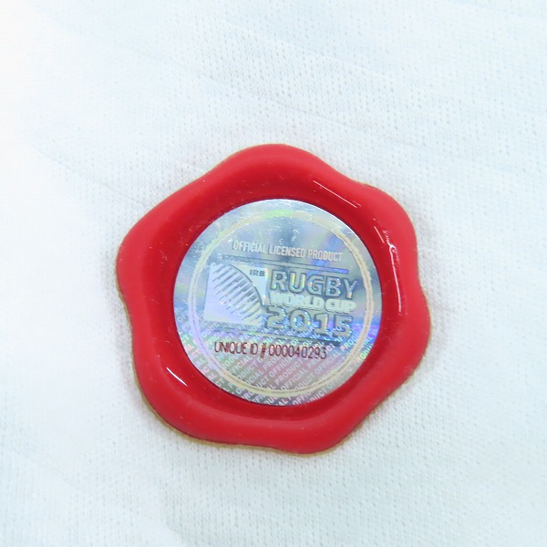 実際に弊社で買取させて頂いたadidas/アディダス CANTERBURY/カンタベリー ニュージーランド/イングランド代表 RWC2015 ユニフォーム/ジャージ 2点セットの画像 5枚目