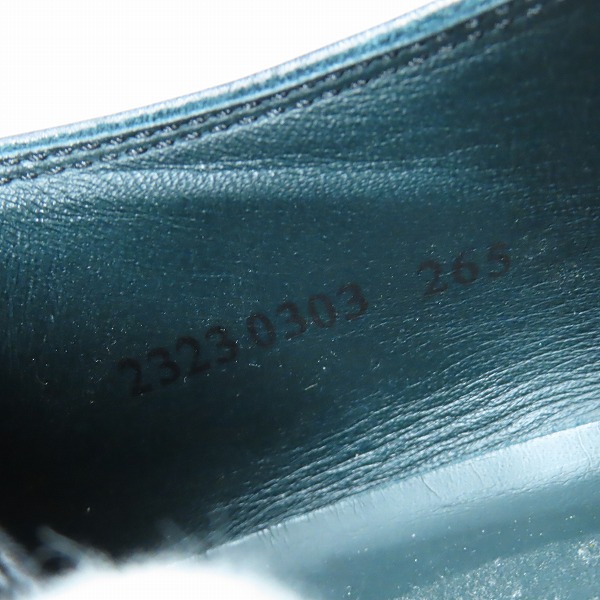 実際に弊社で買取させて頂いたMaison MIHARA YASUHIRO/ミハラヤスヒロ 炙り出し ダブルモンクストラップ サイドジップシューズ 23230303/26.5の画像 5枚目