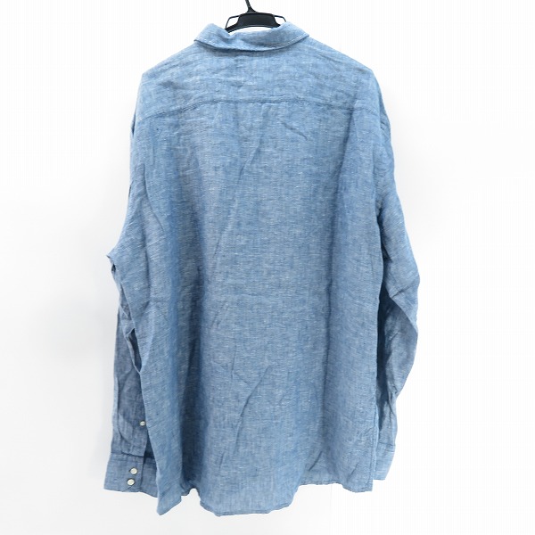 実際に弊社で買取させて頂いた【未使用】HUGO BOSS/ヒューゴボス デニム シャツ 10205280 3XLの画像 1枚目