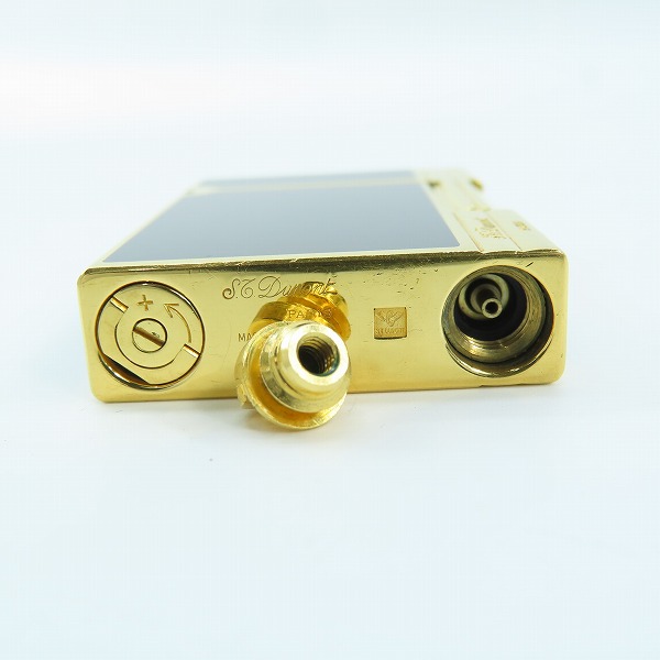 実際に弊社で買取させて頂いたS.T.Dupont/エステーデュポン GATSBY/ギャッツビー ガスライター ブラック×ゴールドの画像 4枚目