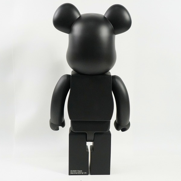 実際に弊社で買取させて頂いた★MEDICOM TOY/メディコムトイ BE@RBRICK/ベアブリック OASIS/オアシス BLACK RUBBER COATING 1000%の画像 1枚目