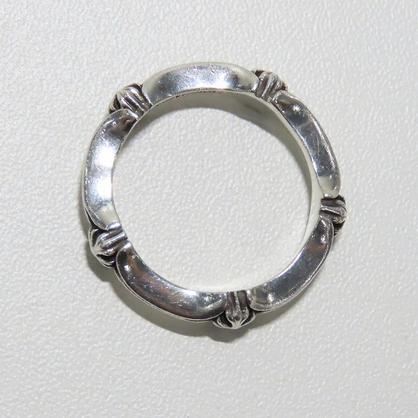 実際に弊社で買取させて頂いたCHROME HEARTS/クロムハーツ PLUS AND BONE RING/プラスアンドボーンリング 22号の画像 5枚目