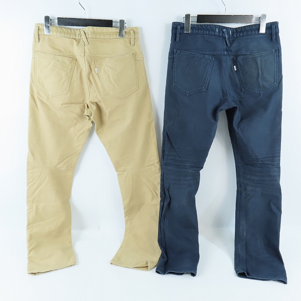 実際に弊社で買取させて頂いたnonnative/ノンネイティブ パンツ ネイビー/ベージュ 2点セットの画像 1枚目