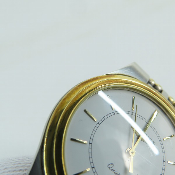 実際に弊社で買取させて頂いた【ギャラ付/動作未確認】LONGINES/ロンジン Flagship フラッグシップ デイト クォーツ 白文字盤 コンビ SS 腕時計 25614215の画像 6枚目