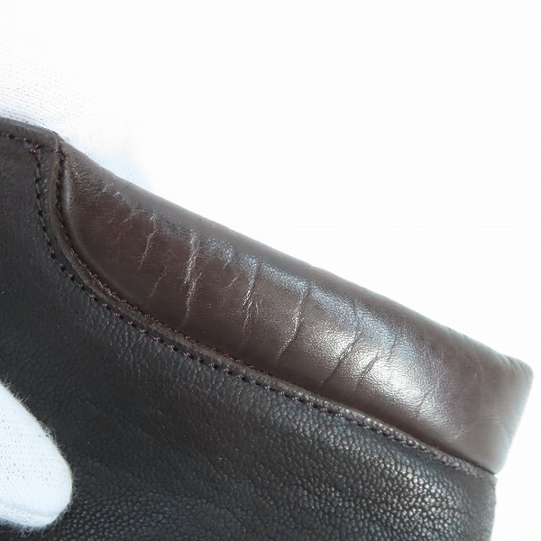 実際に弊社で買取させて頂いたARMANI COLLEZIONI/アルマーニコレッツォーニ レザーチャッカブーツ 40の画像 6枚目