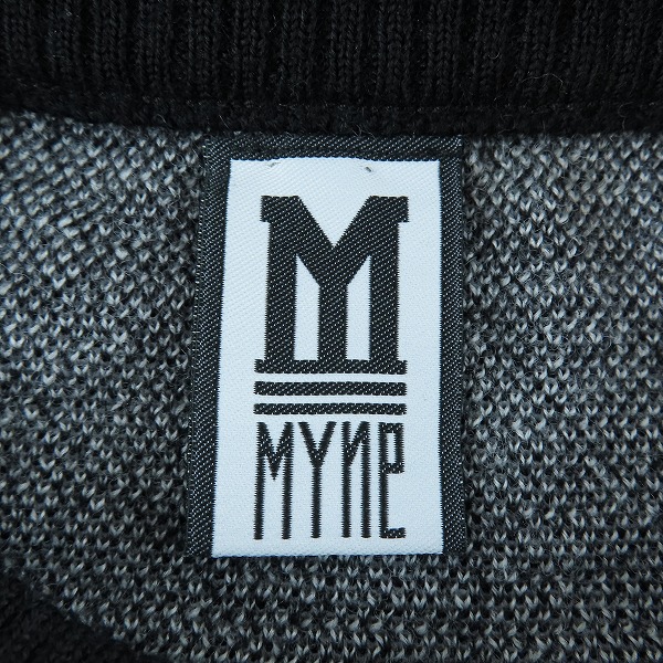 実際に弊社で買取させて頂いたMYne MIHARA YASUHIRO/マイン ミハラヤスヒロ ロゴ セーター G00PO142/Mの画像 2枚目