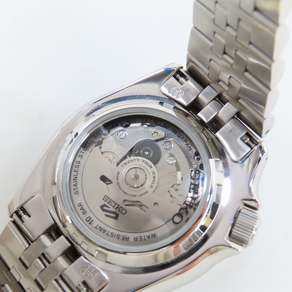 実際に弊社で買取させて頂いたSEIKO/セイコー GMT SKXシリーズ  裏スケ 自動巻き 腕時計 SBSC003/4R34-00A0の画像 4枚目