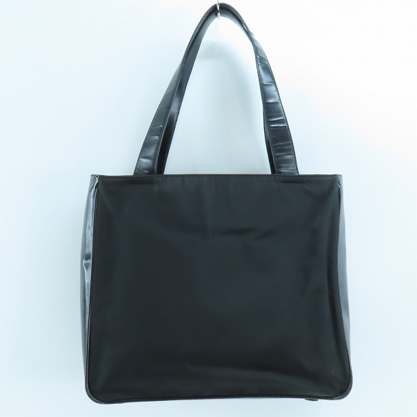 実際に弊社で買取させて頂いたPRADA/プラダ 三角ロゴプレート ハンドバッグの画像 1枚目