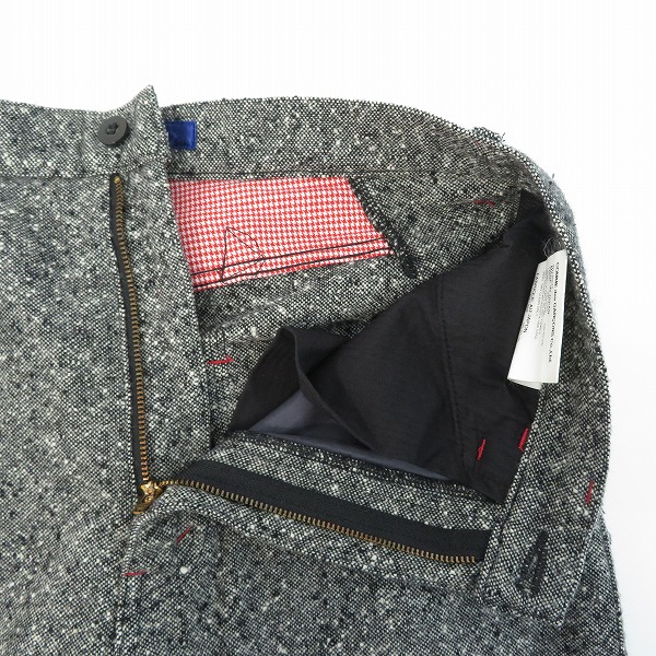 実際に弊社で買取させて頂いたCOMME des GARCONS JUNYA WATANABE MAN/コムデギャルソンジュンヤワタナベマン ウールパンツ WH-P034/XSの画像 4枚目