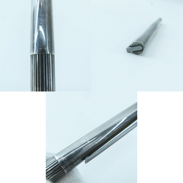 実際に弊社で買取させて頂いたS.T.DuPont/デュポン SILVER925/シルバー925/銀無垢 キャップ式万年筆 ペン先 18ct/K18/750の画像 9枚目