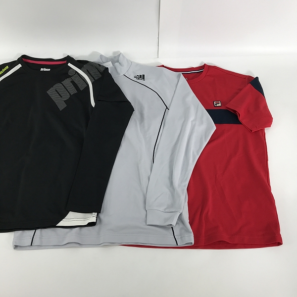 実際に弊社で買取させて頂いた【おまとめ】Prince/プリンス FILA/フィラ adidas/アディダス 他 トレーニングウェア/カットソー/Tシャツの画像 1枚目
