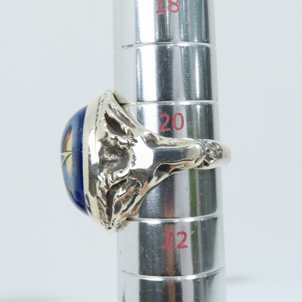 実際に弊社で買取させて頂いたALEX STREETER/アレックスストリーター エンジェルハートリング 2013年限定 ラピスラズリ/21号の画像 7枚目