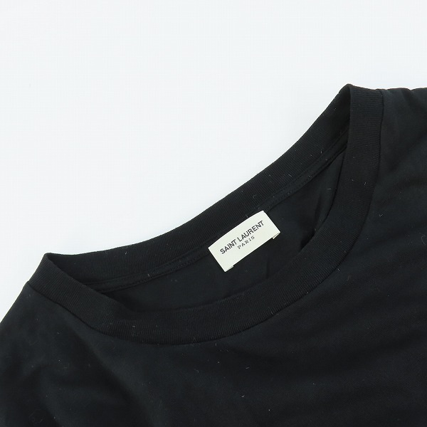 実際に弊社で買取させて頂いた【JPタグ】SAINT LAURENT PARIS/サンローランパリ ロゴプリント半袖Tシャツ 541888 YB2XS/Lの画像 6枚目